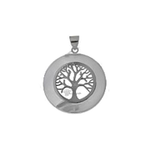 COLGANTE ARBOL DE LA VIDA PLATA PRIMERA LEY 30 MM