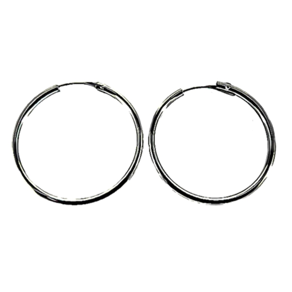 PENDIENTES AROS PLATA 1ª LEY 1,50 X 23 E