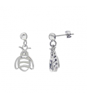 PENDIENTES NIÑA ABEJA PLATA PRIMERA LEY