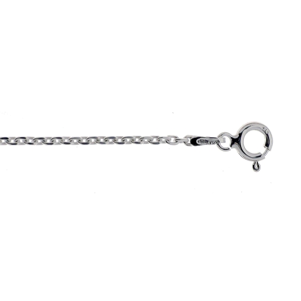 COLLAR CADENA FORZADA PLATA 1ª LEY 80 CM