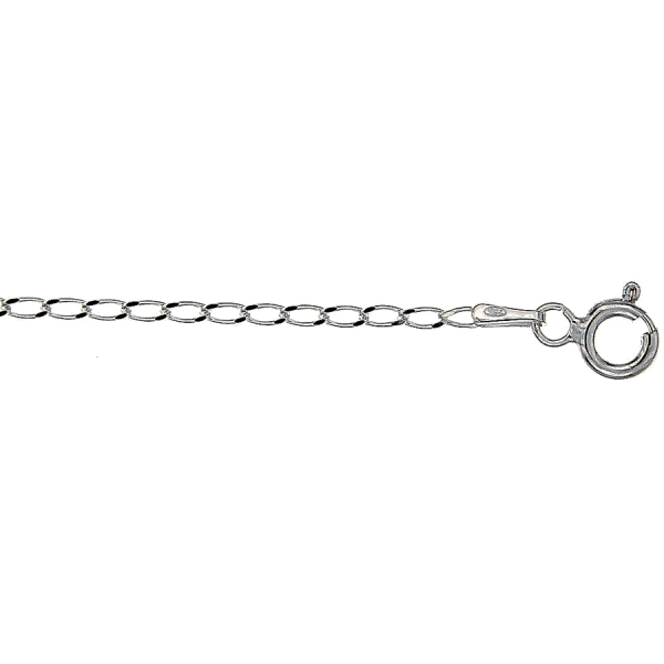 COLLAR UNISEX PLATA PRIMERA LEY 50 CM.