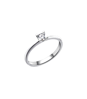 ANILLO PROMETIDA PLATA 1ª LEY RODIADA 4.