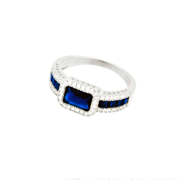 ANILLO CLASICO PLATA 1ª LEY 10 X 7.50 MM