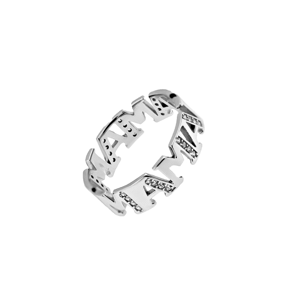ANILLO DE LA MADRE PLATA PRIMERA LEY