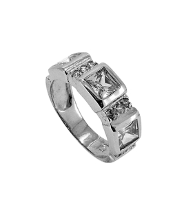 SORTIJA ZIR. 7X22 PLATA 925 MIL.