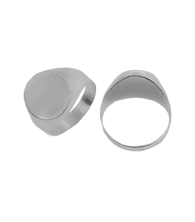 SELLO / ANILLO UNISEX PLATA 1ª LEY 14 X