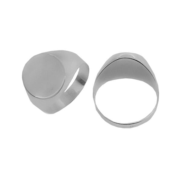 SELLO / ANILLO UNISEX PLATA 1ª LEY 14 X