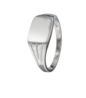 SELLO / ANILLO UNISEX PLATA 1ª LEY 9 MM