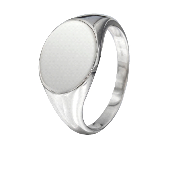 SELLO / ANILLO UNISEX PLATA 1ª LEY 12 X