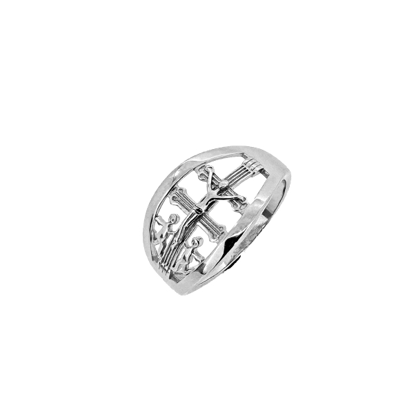 ANILLO DE CARAVACA PLATA 1ª LEY RODIADA