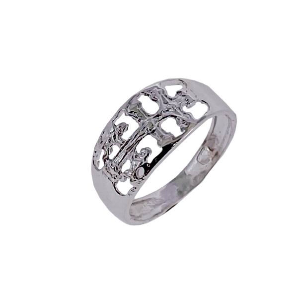 ANILLO CARAVACA PLATA 1ª  LEY 9 MM.