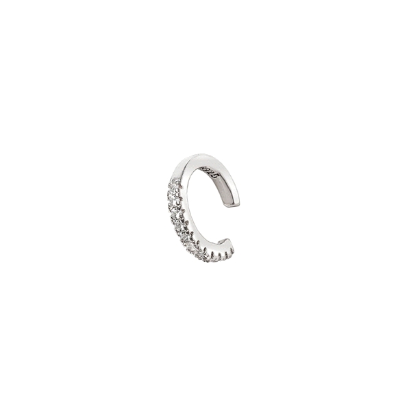 PENDIENTE EAR CUFF PLATA 1ª LEY 10 X 1.5