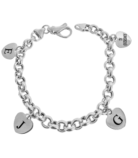PULSERA ROLO PLATA 1ª LEY 7 X 19 CM + 4