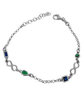 PULSERA DISCO BRILLO PLATA 1ª LEY 15.50