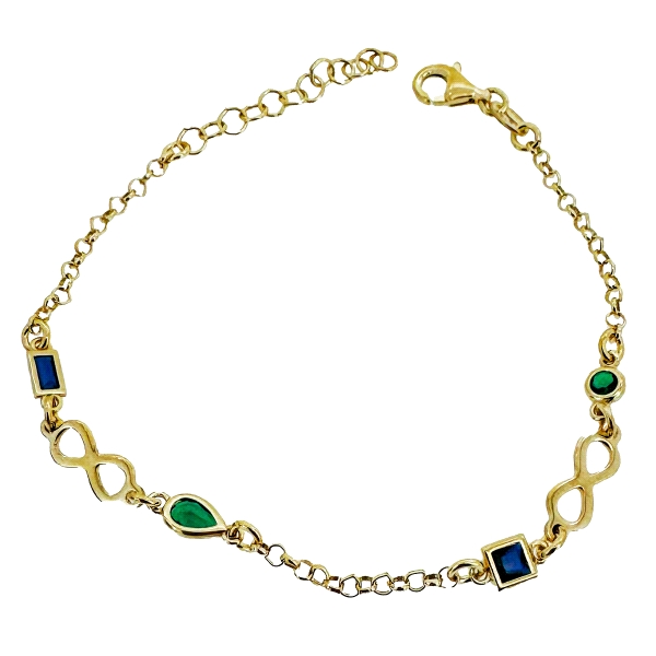 PULSERA DISCO BRILLO PLATA 1ª LEY CHAPAD