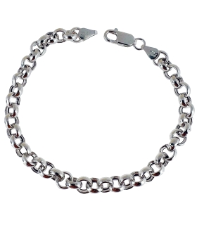 PULSERA ROLO PLATA 1ª LEY 6.40 X 20.50 C
