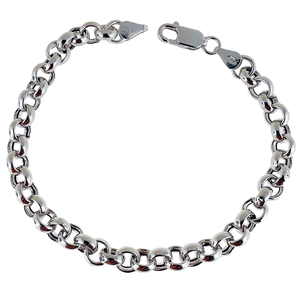 PULSERA ROLO PLATA 1ª LEY 6.40 X 20.50 C