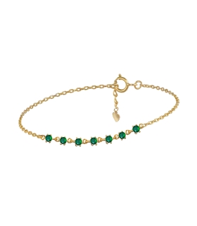 PULSERA CLASICA PLATA 1ª LEY 16 + 3 CM.