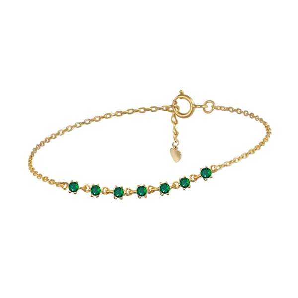 PULSERA CLASICA PLATA 1ª LEY 16 + 3 CM.