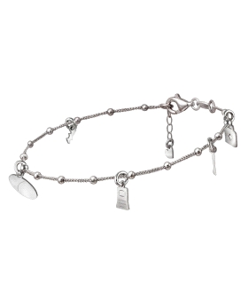 PULSERA MOTIVOS ENFERMERA PLATA 1ª LEY