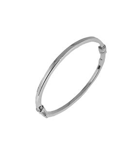 PULSERA RIGIDA TABLA BRILLO PLATA 1ª LEY