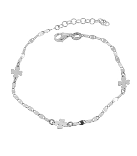 PULSERA CUATREBOL PLATA 1ª LEY RODIADA