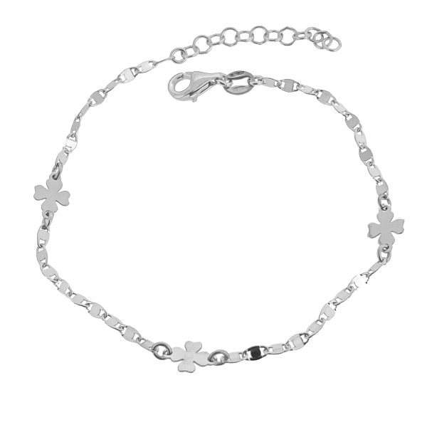 PULSERA CUATREBOL PLATA 1ª LEY RODIADA