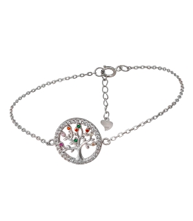PULSERA ARBOL DE LA VIDA PLATA 1ª LEY 16