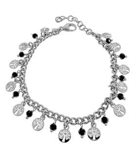 PULSERA ARBOL DE LA VIDA PLATA 1ª LEY 17