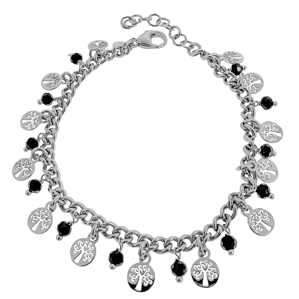 PULSERA ARBOL DE LA VIDA PLATA 1ª LEY 17