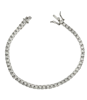 PULSERA RIVIERE MUJER PLATA 1ª LEY 1.50