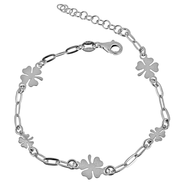 PULSERA CUATREBOL PLATA 1ª LEY RODIADA