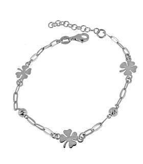 PULSERA CUATREBOL PLATA 1ª LEY RODIADA