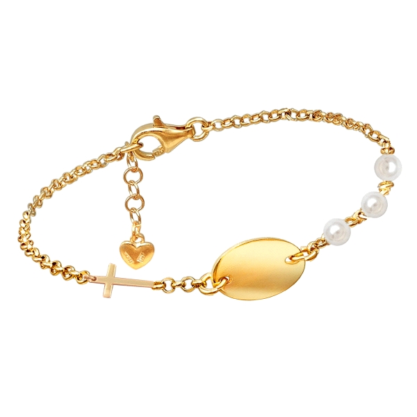 PULSERA NIÑA COMUNION PLATA 1ª LEY 14 +