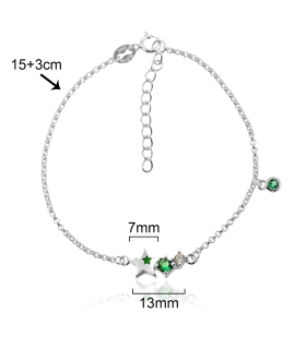 PULSERA LOLLIPOP PLATA 1ª LEY ESTRE