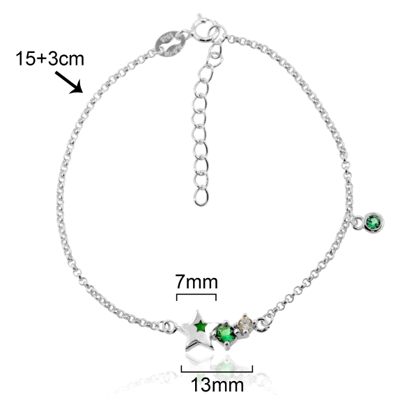 PULSERA LOLLIPOP PLATA 1ª LEY ESTRE