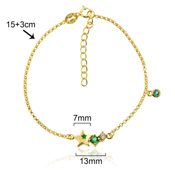 PULSERA LOLLIPOP PLATA 1ª LEY ESTREL