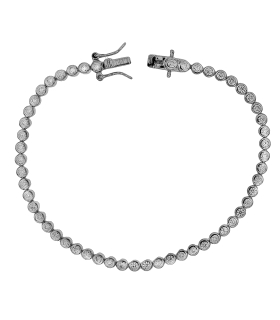 PULSERA RIVIERE MUJER PLATA 1ª LEY 16.50