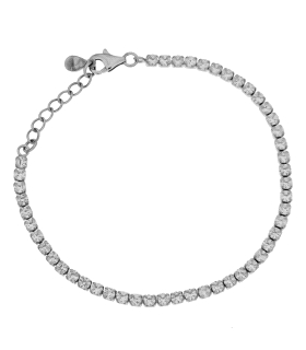 PULSERA RIVIERE MUJER PLATA 1ª LEY 16 CM