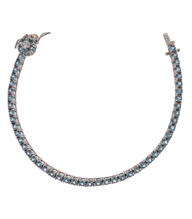 PULSERA RIVIERE PLATA PRIMERA LEY RODIO