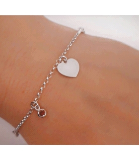 PULSERA ENAMORADOS PLATA PRIMERA LEY