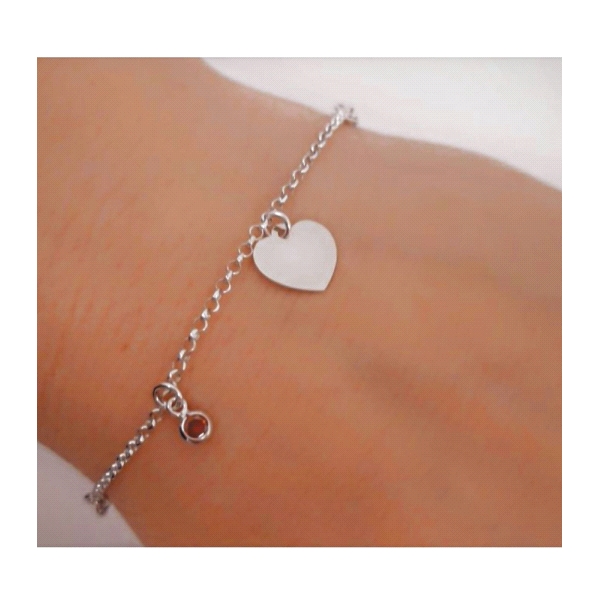 PULSERA ENAMORADOS PLATA PRIMERA LEY