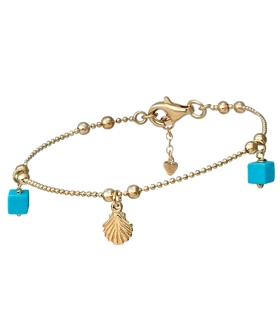 PULSERA FETICHES PLATA PRIMERA LEY 15+3