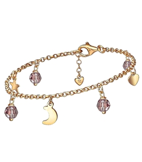 PULSERA FETICHES PLATA PRIMERA LEY 15+3