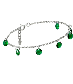 PULSERA MUJER PLATA PRIMERA LEY 16+4 CM