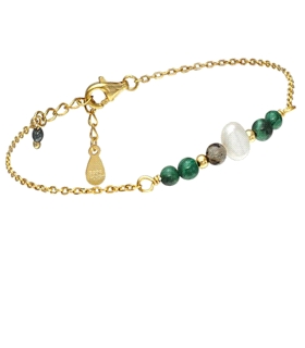 PULSERA FETICHES PLATA PRIMERA LEY 15+3