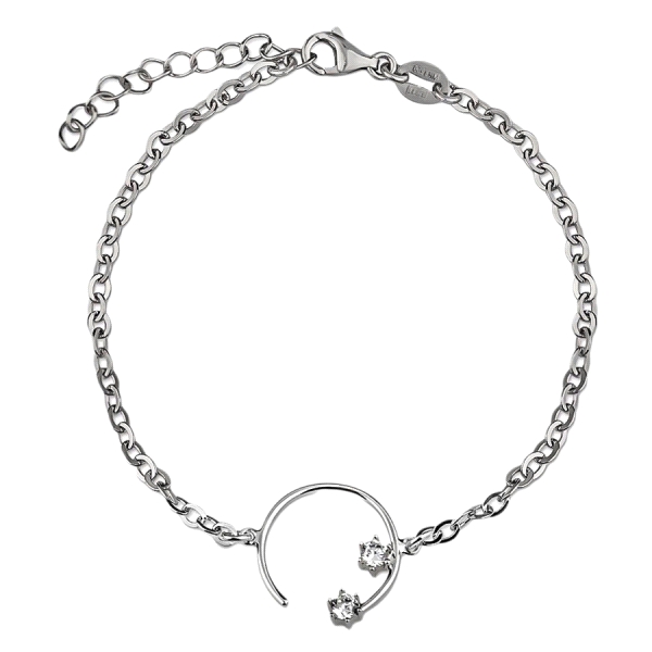 PULSERA KARMA MUJER PLATA PRIMERA LEY
