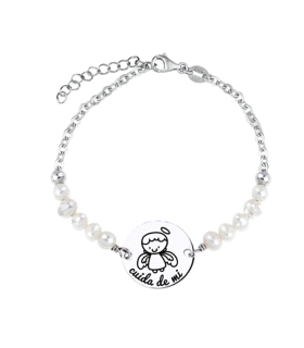PULSERA COMUNION PLATA PRIMERA LEY 15+3
