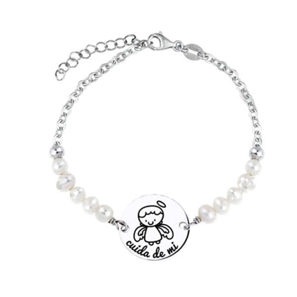PULSERA COMUNION PLATA PRIMERA LEY 15+3