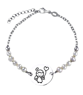 PULSERA COMUNION PLATA PRIMERA LEY 15+3